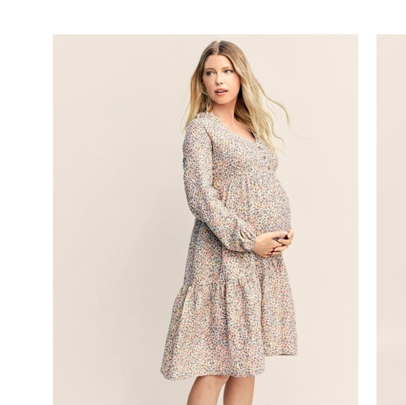 Carter's Dresses & Skirts - NWT Little Planet Carter's Maternity Button Front Cotton Wildflower Dress XL